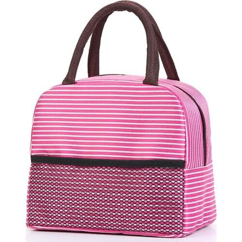 Functional Cooler Lunch Boxes Portable Insulated waterproof Lunch Bag Thermal Food Picnic Lunch Bags For Student Kids