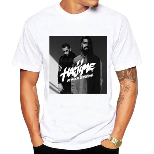 Hajime Miyagi Andy Print T-shirt Mens Summer Casual Short Sleeve T Shirt Harajuku Streetwea