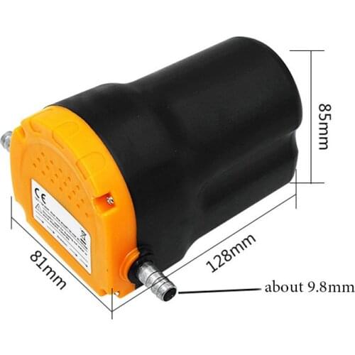 Hugwit 12V Extractor Scavenge Exchange Transfer Pump 60W Oil Fluid Sump Suction Transfer Pump Tubes for Auto Car Boat Motor