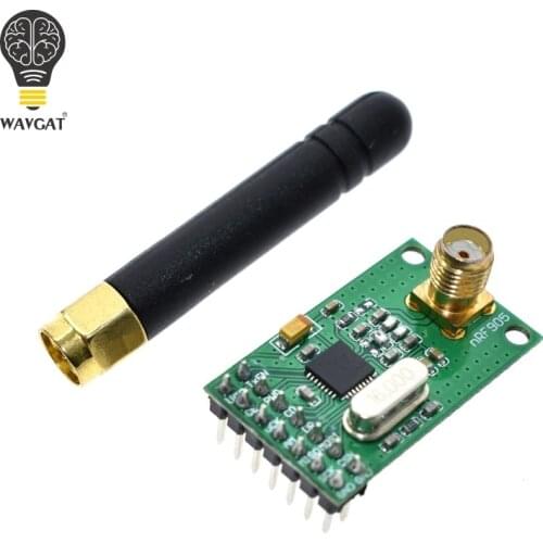 WAVGAT NRF905 Wireless Transceiver Module Wireless Transmitter Receiver Board NF905SE With Antenna FSK GMSK 433 868 915 MHz
