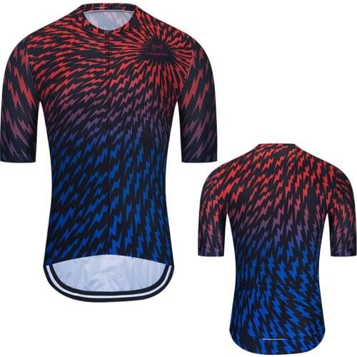 2021 Summer Pro Cycling Jersey Men Short Sleeve Anti-Sweat Ropa Ciclismo Sports MTB Bike Jerseys Bicycle Tops Cycling Clothing