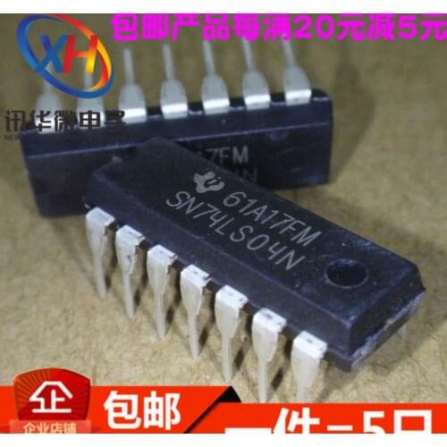 Xinyuan 10PCS/LOT SN74LS04N DIP14 SN74LS04 DIP 74LS04N 74LS04 DIP-14 HD74LS04P new and original IC