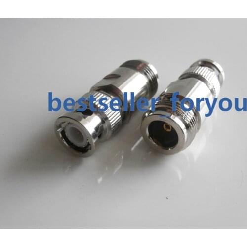 1Pcs New BNC-N Adapter BNC Male To N Type Female RF Coax Connector Straight