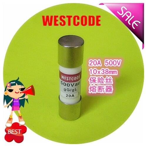 WESTCODE meter box dedicated 10 x38mm fuse tube fuse 20 a 500 v