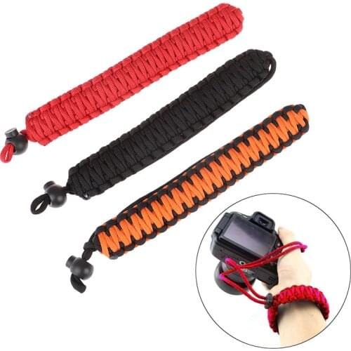 1Pc Adjustable Camera Wrist Lanyard Strap Grip Weave Cord For Paracord DSLR