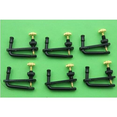 100pcs New Good Brand black violin String Adjuster fine tuners 3/4-4/4, Violin Parts Accessories