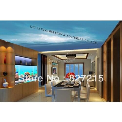 S-7940 /Print Ceiling tiles /PVC Stretched Ceiling Film/Home or Ceiling Decoration/Function as Ceiling Panel