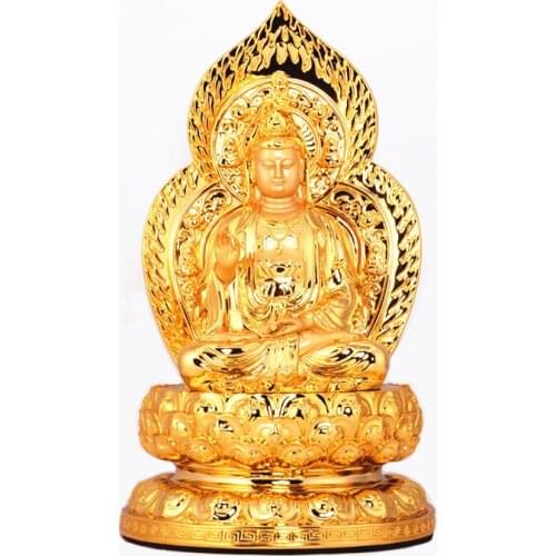 Buddha Statue of Guanyin Bodhisattva of Maitreya of the Temple Feng Shui resin Buda figure craftsmanship home decor