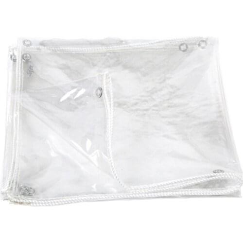 Thick 0.3mm Transparent PVC Rainproof Cloth Balcony Bonsai Succulent Plants Keep Warm Tarpaulin Pet Dog House Cover