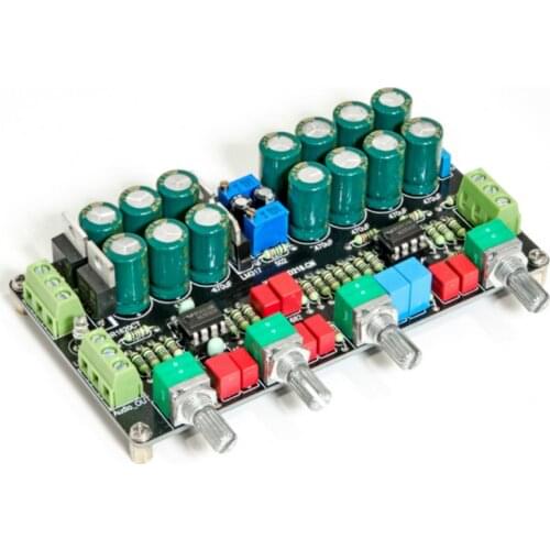 SOTAMIA Amplifier Preamp Tone Board OPA2604 LM4562 NE5532 Treble Bass Alto Volume Control Preamplifer For Home Speaker Amplifier