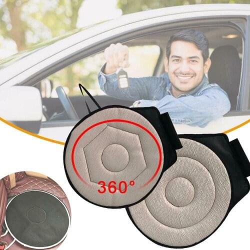 Rotating Seat Cushion Swivel Revolving Mobility Aid For Car Office Home Chair Automotive Goods Interior Car Accessory Seat Cover