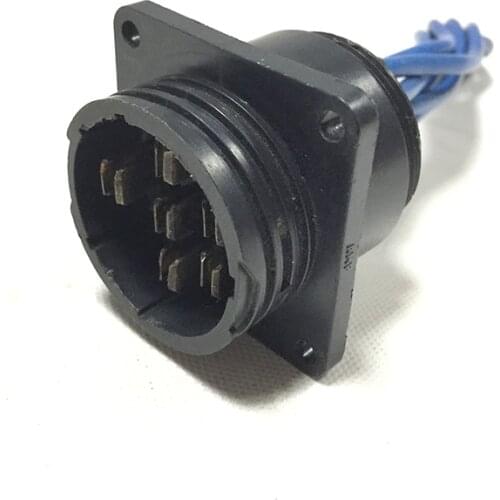 Bowling Spare Parts T755 050 773 Plug Receptacle, 7 pin with wires Use for AMF Bowling Machine