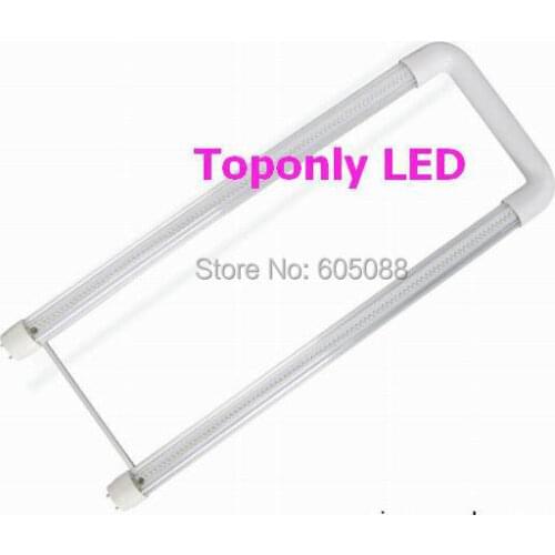 100% quality 5 years guarantee! 600mm length t8 u bend led tube light bulb 18w,>100lm/w, replace to 100w halogen lamp,20pcs/lot
