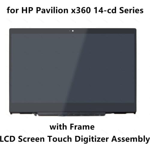 14.0" LCD Display Screen Assembly for HP x360 14 cd 14-cd 14-cd0068 14-cd0069tu 0072tu 0073tu 0074tu Touch Digitizer Matrix work