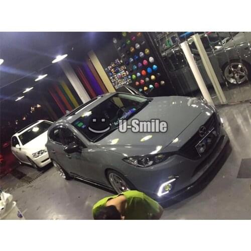 3 Layers High Quality Super Glossy Cement Grey Car Body Vinyl Wrap Film For Car Wrapping Vinyl Stickers