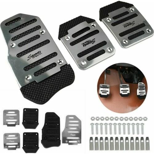 3x Universal Non Slip Automatic Gas Brake Foot Pedal Pad Cover Car Accessories Car Foot Pedal