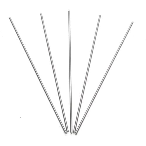 5pcs/set Titanium Ti Grade 5 GR5 Metal Rods Stick Bar Shaft 3mm*25cm Welding Soldering Supplies