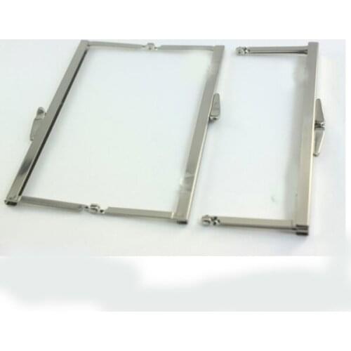 6 3/4 inches Nickel Open Channel Clutch Frame without Chain Loops