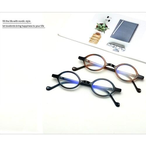 CLARA VIDA 2paires!!! round ultralight frame for women men unisex anti blue light reading glasses +1.0 +1.5 +2.0 To +4.0