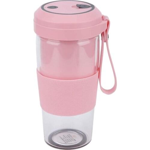 Electric Fruit Juicer Portable Blender USB Rechargeable Personal Milk Smoothie Maker Mixer Cup Machine for Home Office