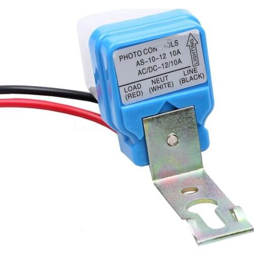 Kebidumei Photoswitch Sensor Switch Hot Selling AC DC 220V 10A Sensor Auto On Off Photo cell Street Light Switch