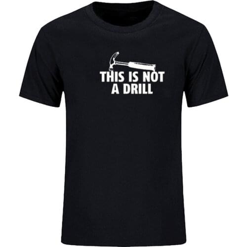 Mens round neck short sleeve T-shirt humorous letter pattern pure cotton summer