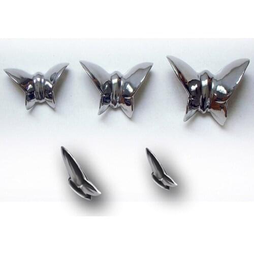 Ceramic Black Butterfly Three-dimensional Ornaments Simple Bedroom Living Room Restaurant Store Background Wall Wall Decorations