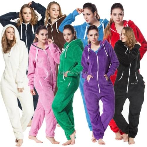 Teddy fleece all in one piece jumpsuit jump in suit all-in-one piece onesies onezie cosy overhead sweatshirt unisex romper