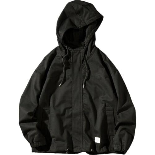 Men Collage Streetwear Coat S-5Xl Autumn Mens Korean Hooded Jackets Male Loose Baseball Large Size Jacket
