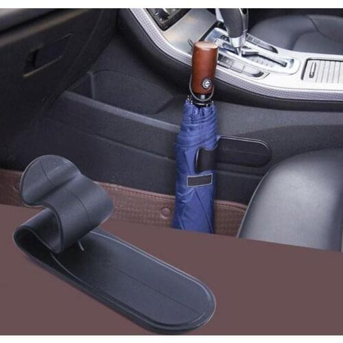 Multifunction Self-adhesive Home Car Umbrella Hook Multi Holder Hanger Auto Seat Clip Fastener Rack Umbrella Organizer