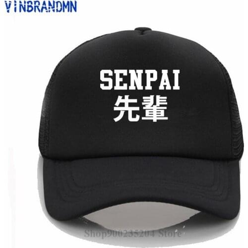 Fashion japanese style baseball caps letter SENPAI dad summer hats 100% cotton adjustable soft snapback hats casual hip hop caps