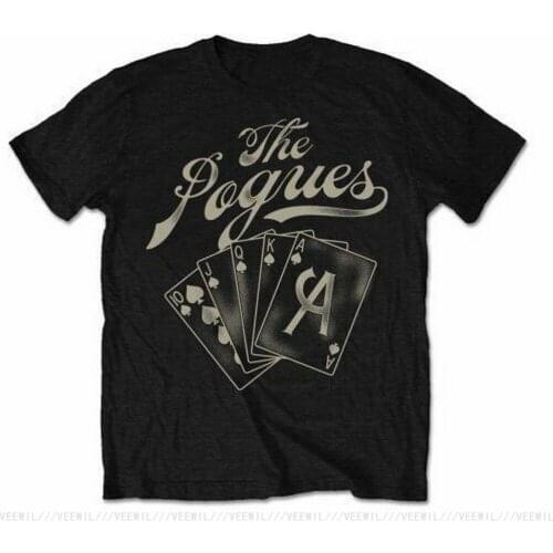 The Pogues 'Ace' T-Shirt NEW Cotton Tee Shirt Summer Style Casual Wear 11 Colors For Mens