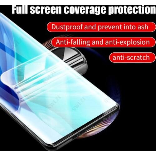 Soft full cover protective film for huawei P20 lite P30 P40 pro plus hydrogel film P40 lite E phone screen protector Not Glass