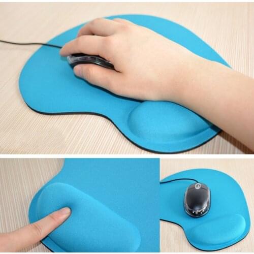 Soft Memory Foam Mouse Pad Anti-skid Ergonomic Mat Gel Wrist gaming mouse pad
