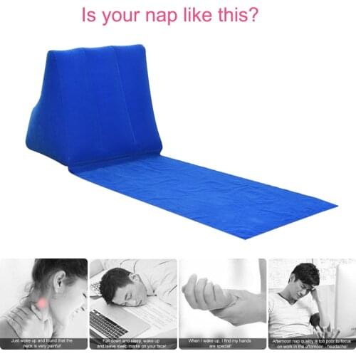 Inflatable Beach Mat Festival Camping Leisure Lounger Back Pillow Cushion Chair Folding Camping Picnic Mat Sand Seat Pad 2021NEW