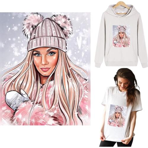 Patches For Clothes DIY Fashion woman Thermo Stickers T-Shirt Heat Appliqued A-level Washable Heat Transfer Vinyl Nail Sticker