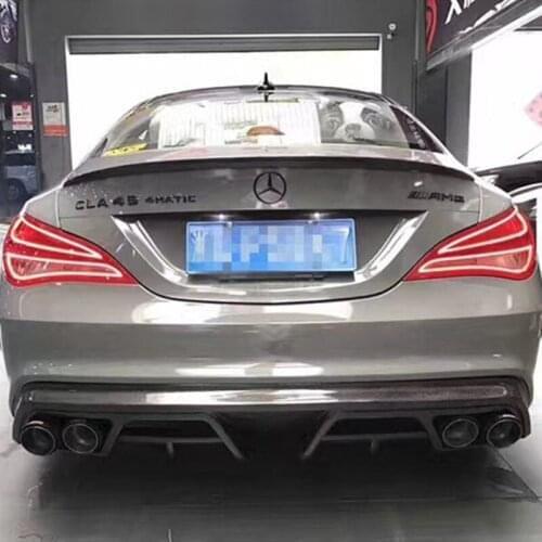 Suitable for Cla220 Benz 260l W117 Refitting Surround Carbon Fiber Front Shovel Rear Four Out Tail Lip