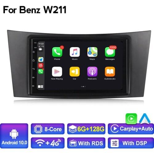 Suitable for Mercedes Benz CLS500 Classe E 220 500 280 350 200 W211 car multimedia radio Android system