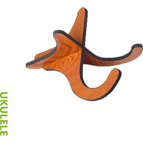 High Quality Ukulele Stand Guitar Wooden Bracket Violin Ukulele Available Vertical Lightweight Folding Bracket GP163