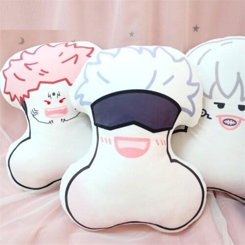 Anime Jujutsu Kaisen Pillows Doll Plush Props Itadori Yuji Fushiguro Megumi Cosplay Clothing Accessories Pillow Cartoon Bolster