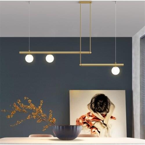 Nordic Restaurant Pendant Lamp Modern Minimalist Dining Room Kitchen Hanging Lights Creative Home Decor Magic Bean Pendant Light