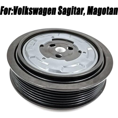 Auto A/C Compressor Clutch Pulley Bearing Sucker For Volkswagen Sagitar Magotan 7SEU16C PV6 BD355222DK 12V