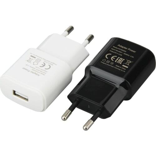 5V 2A EU Plug USB Wall Charger For iPhone Xiaomi Samsung Huawei Mobile Phone Chargers Universal Travel AC Power Adapter 50pcs