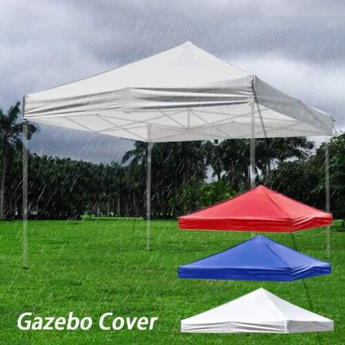 1PCS Folding Tent Top Cloth Chemical Fiber Oxford Cloth Four-corner Canopy Cloth Exhibition Sunshade Tarpaulin Outdoor Products
