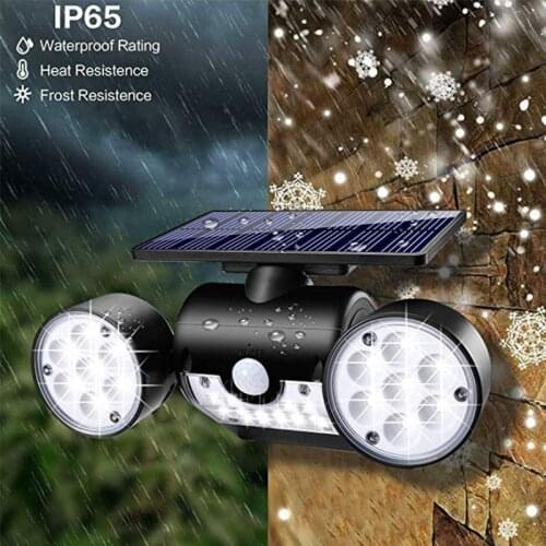 Solar Led Light Outdoor Motion Sensor Outdoor Lighting Wall Lamps Spotlight Solar Waterproof Led Lights Garden Led Street Light