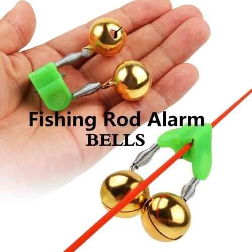 Sougayilang 10PC Fishing Rod Alarm Fishing Bells Telescopic Sea Fishing Rod Pole Tip Bells Fishing tools