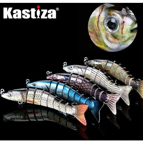 Sinking Wobblers 8 Segments Fishing Lures 13.5cm 28.5g Multi Jointed Swimbait Hard Bait Fishing Tackle For Bass Isca Crankbait
