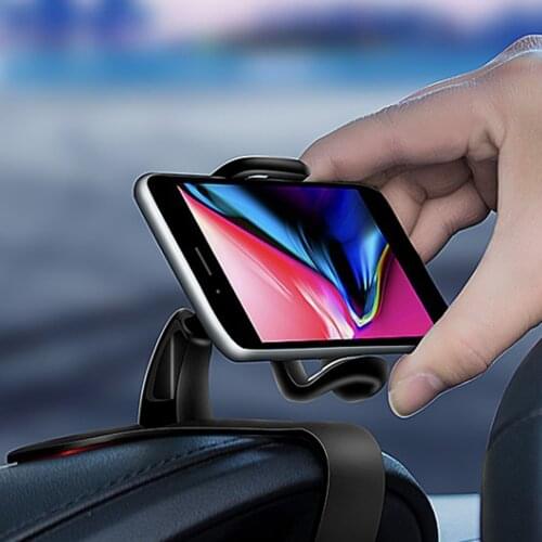 360 Degree Rotatable Phone Holder Universal Car Phone Holder GPS Phone Dashboard Stand Holder Mobile Clips Mount Stand Bracket