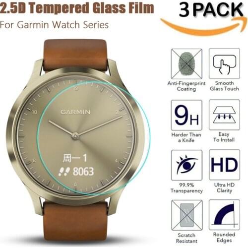 2.5D HD Tempered Glass Protective Film For Garmin Rorerunne 45 220 225 230 235 245 Screen Protector Film For Garmin 245M F35 45S