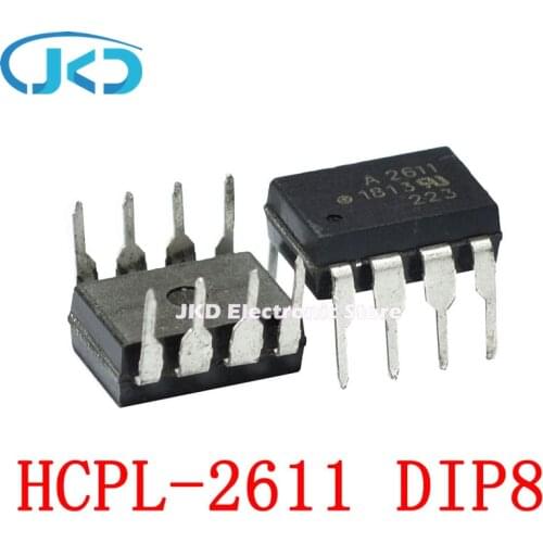 10pcs/lot A2611 HCPL2611 HCPL-2611 HP2611 DIP-8 Optocoupler